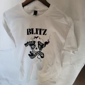 the Blitz  band t shirt  size Large White